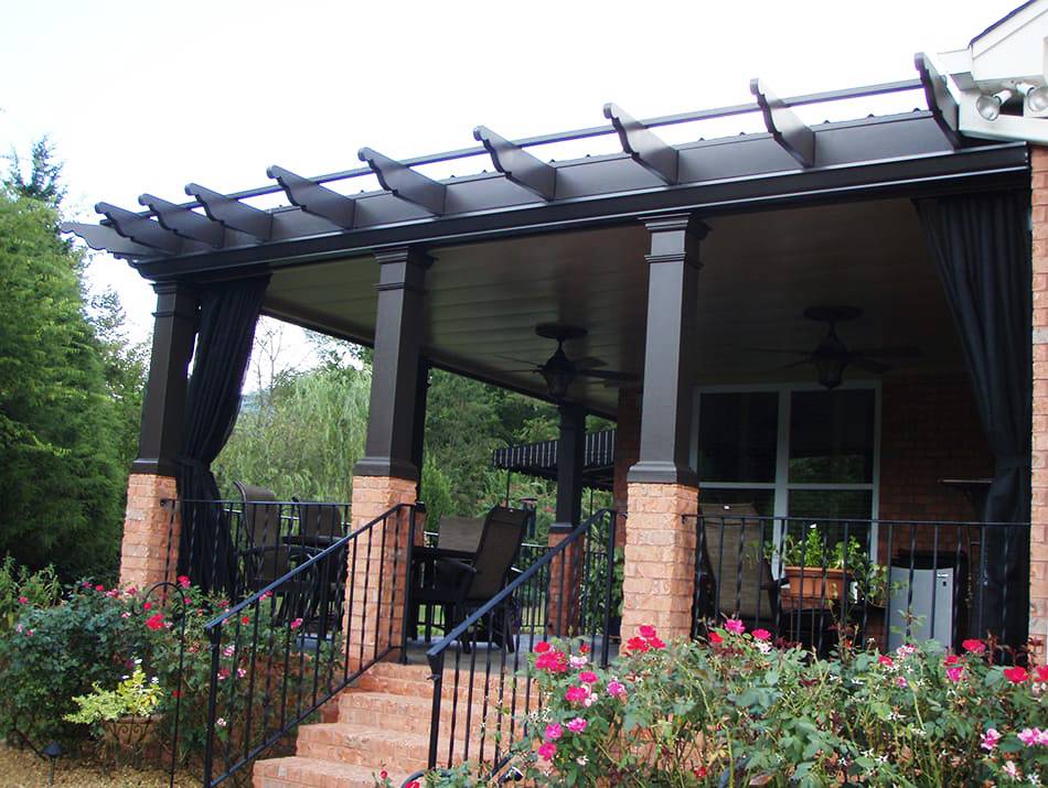 PERGOLA WITH WATERPROOFING ROOF