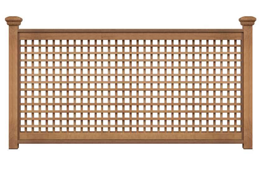 WOODEN MESH FENCE