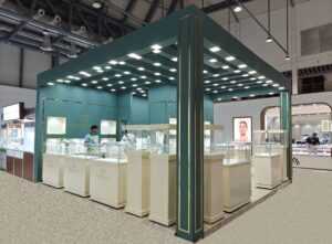 Exhibition Booth Design for R'Rumi Dimond At Sharjah Expo Centre
