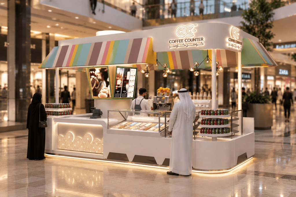 Food Kiosk Design by Melody in UAE